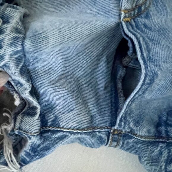 R13 Womens Distressed Denim Cutoff Shorts Size 28 Made In Italy - Picture 6 of 9